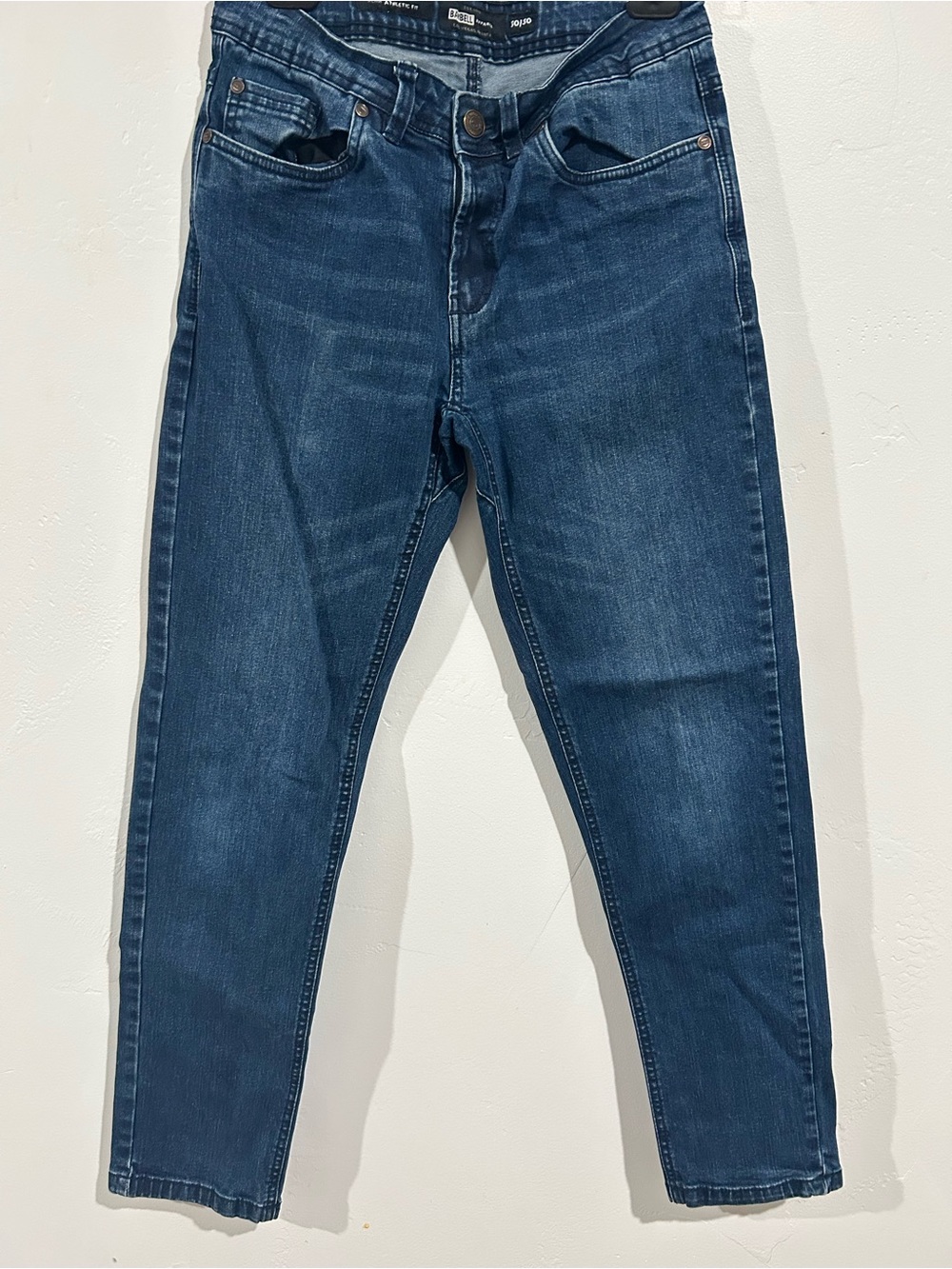Barbell Men's Dark Blue Slim Fit Jeans